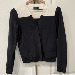 Kate Spade Saturday Navy Cardigan- double layer
